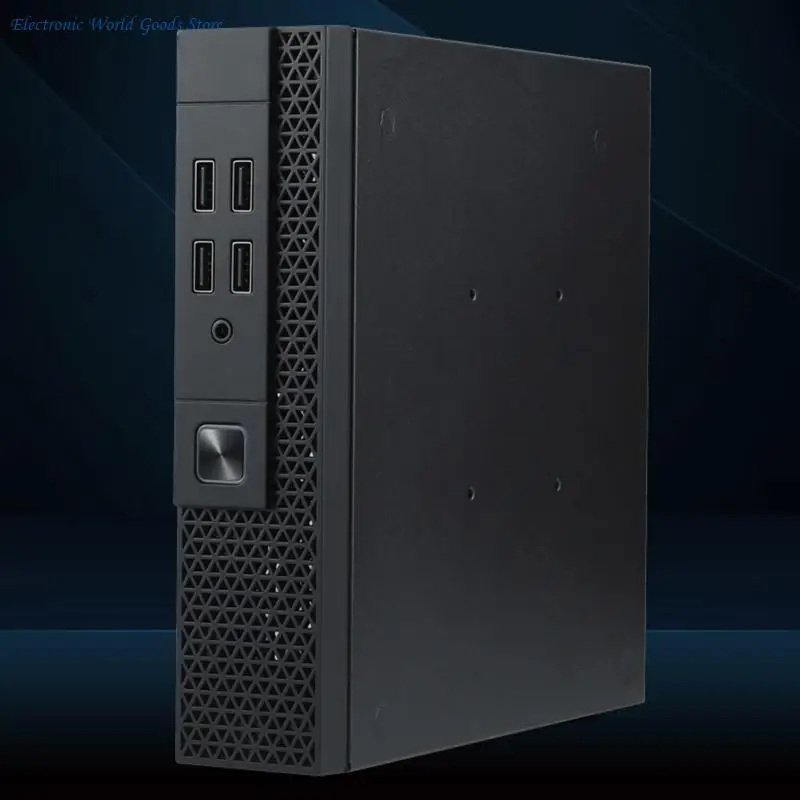 Фото A3PD ITX Корпус для компьютера TX07 Мини-настольный корпус Промышленное управление HTPC Корпус для ПК Мониторинг Серверный с 4 №4