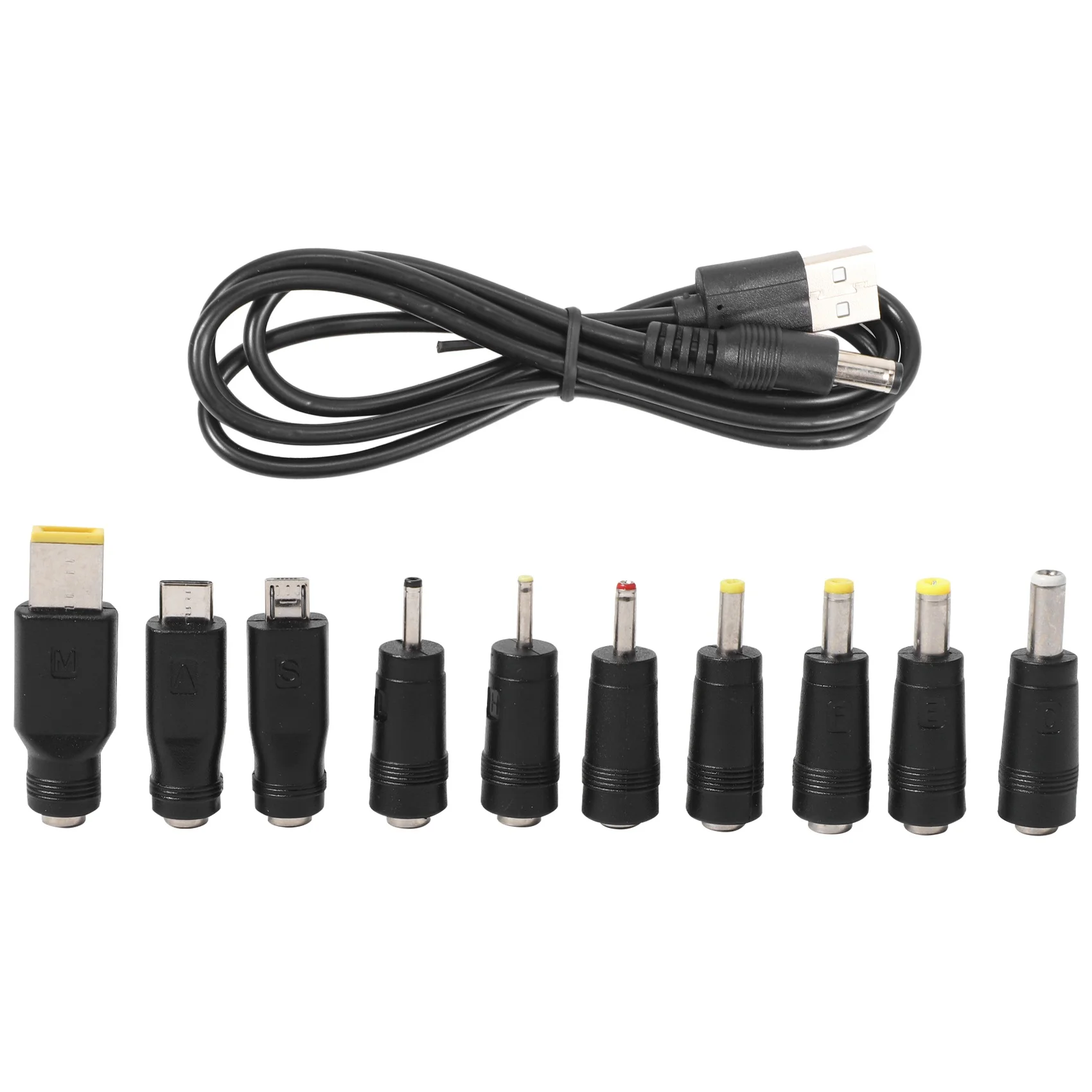 

DC Power Cord USB to 5.5X2.1 Multifunctional Dc Interchangeable Plug
