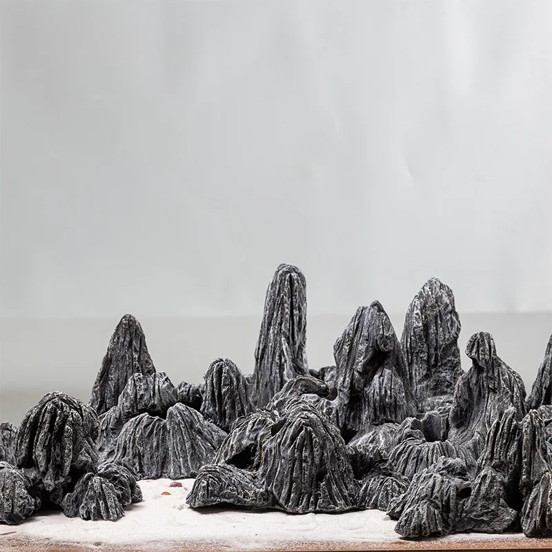 Имитация домашнего двора рокарий камень небольшой орнамент украшение