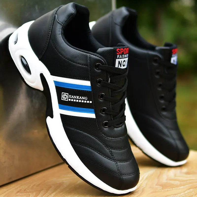 

Air Cushion Shoes Sneakers for Men Breathable Outdoor Running Sport Shoes Lace Up Waterproof Casual Shoes Male Sneaker