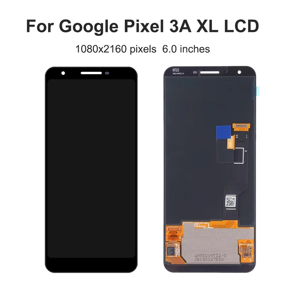 Для Google Pixel 3A XL для G020A G020E G020C G020G Замена дигитайзера сенсорного экрана ЖК-дисплея в