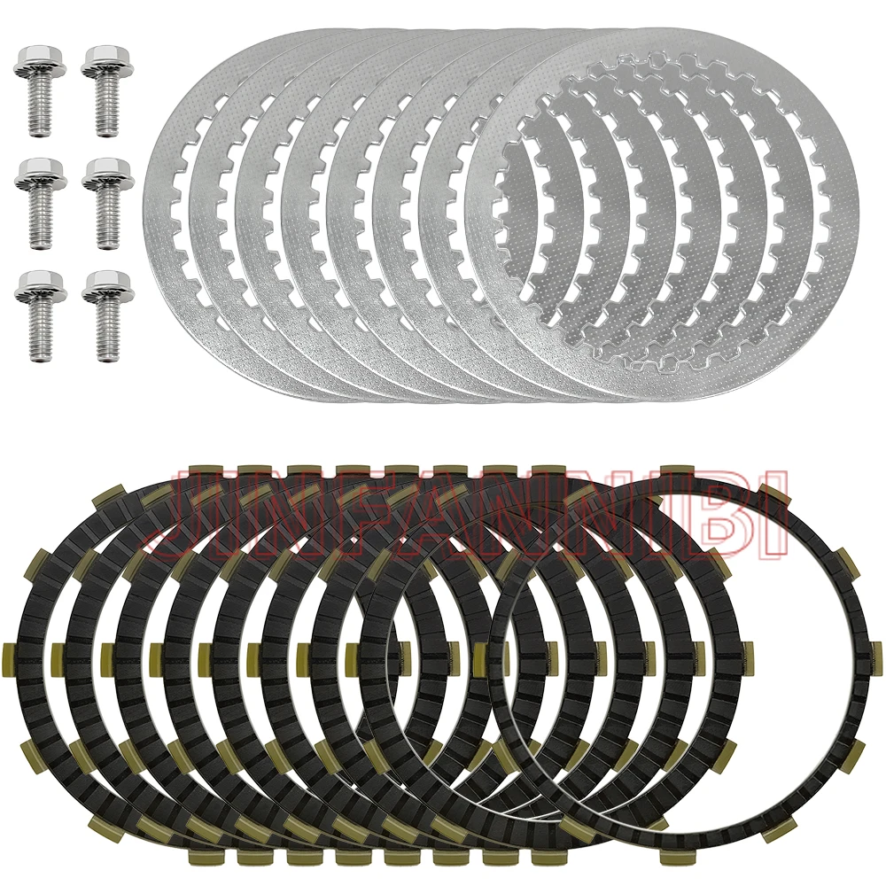 

Комплект дополнительных фрикционных стальных сцеплений для Harley Softail Street Dyna Road King Tri Road Glide Glide Fat Bob Night Train Ultra