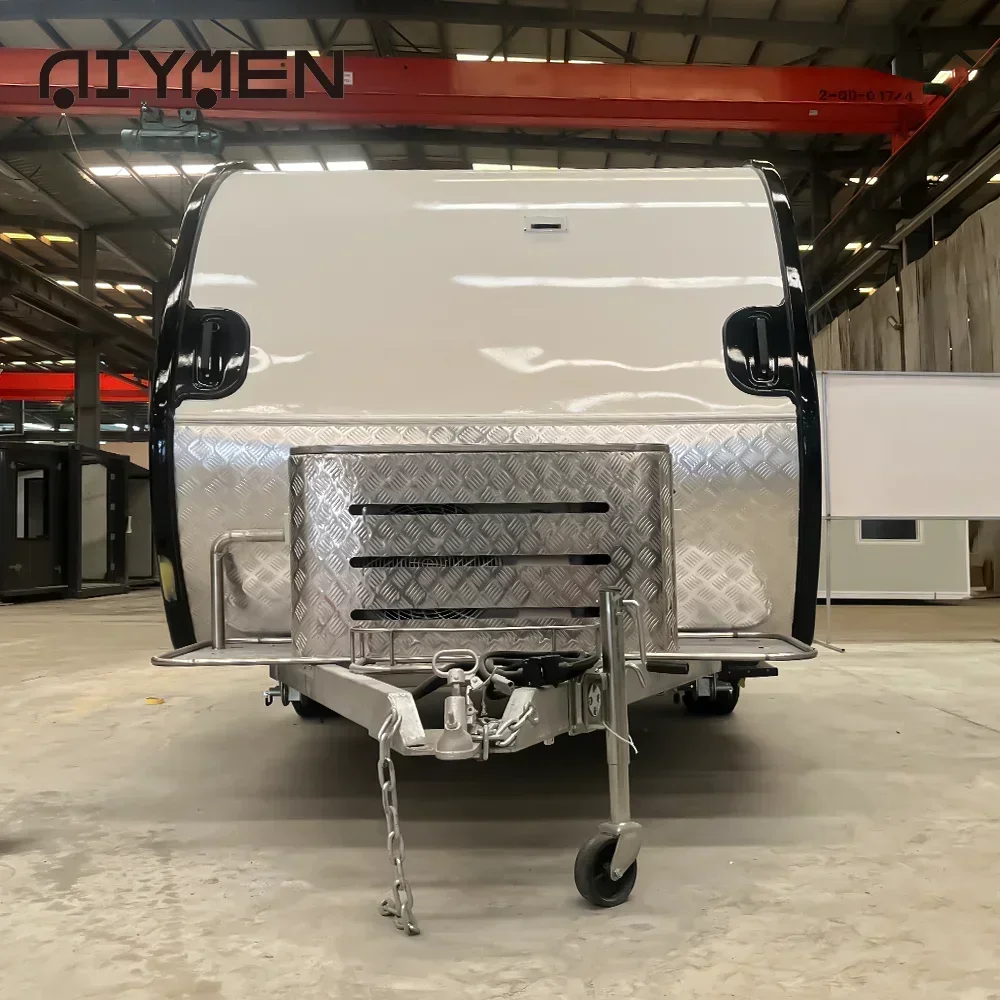 Отделение Campismo luxo pequeno гальваноizado Teardrop Overland Mini Caravana com tejadilho