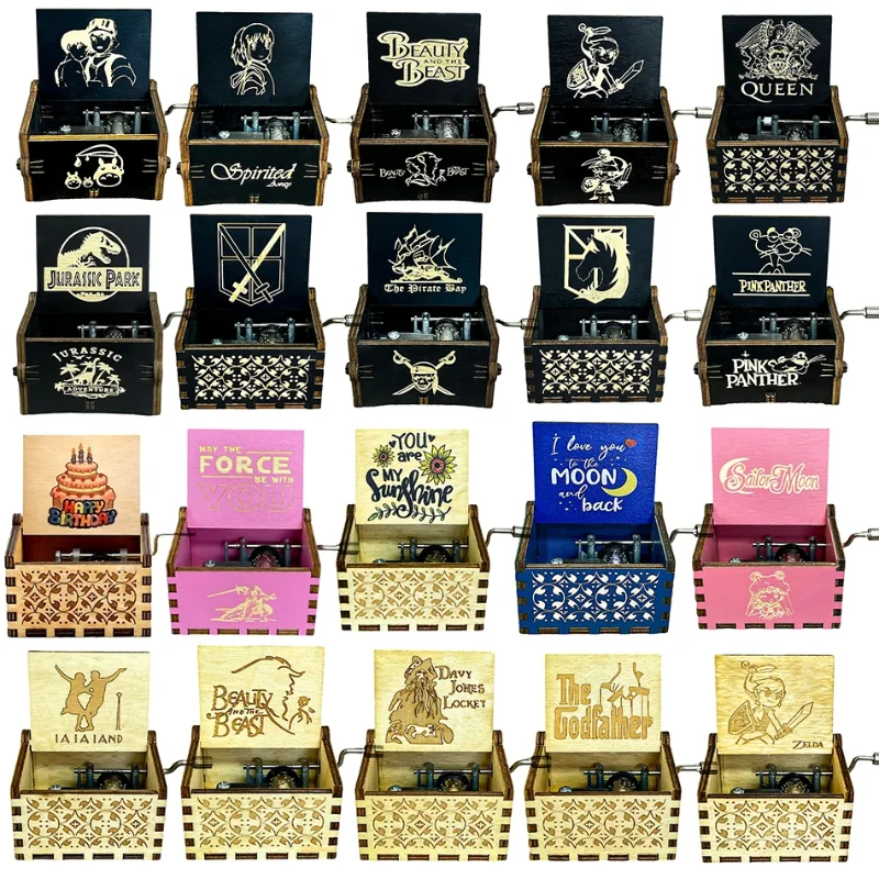 Деревянная Музыкальная Шкатулка С Дизайном Парка Юрского Периода You Are My Sunshine