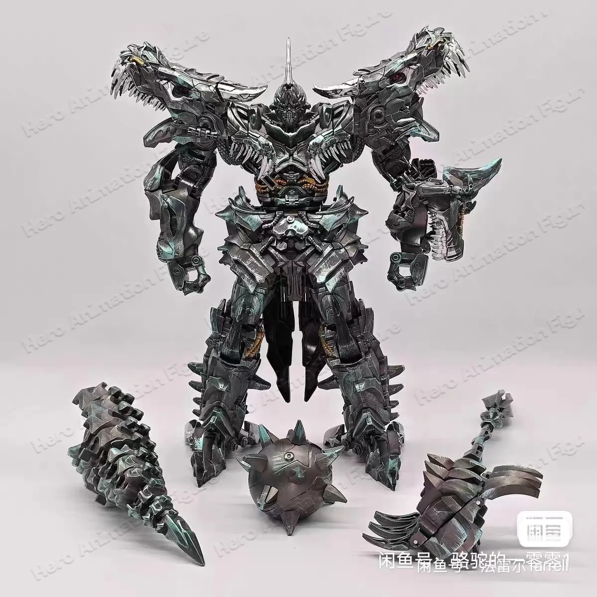 Фото В наличии BAIWEI TW1034 Transformation TW-1034 Grimlock Dinobot 23см KO SS07 Фигурка динозавра-лидера Робот-игрушка №5