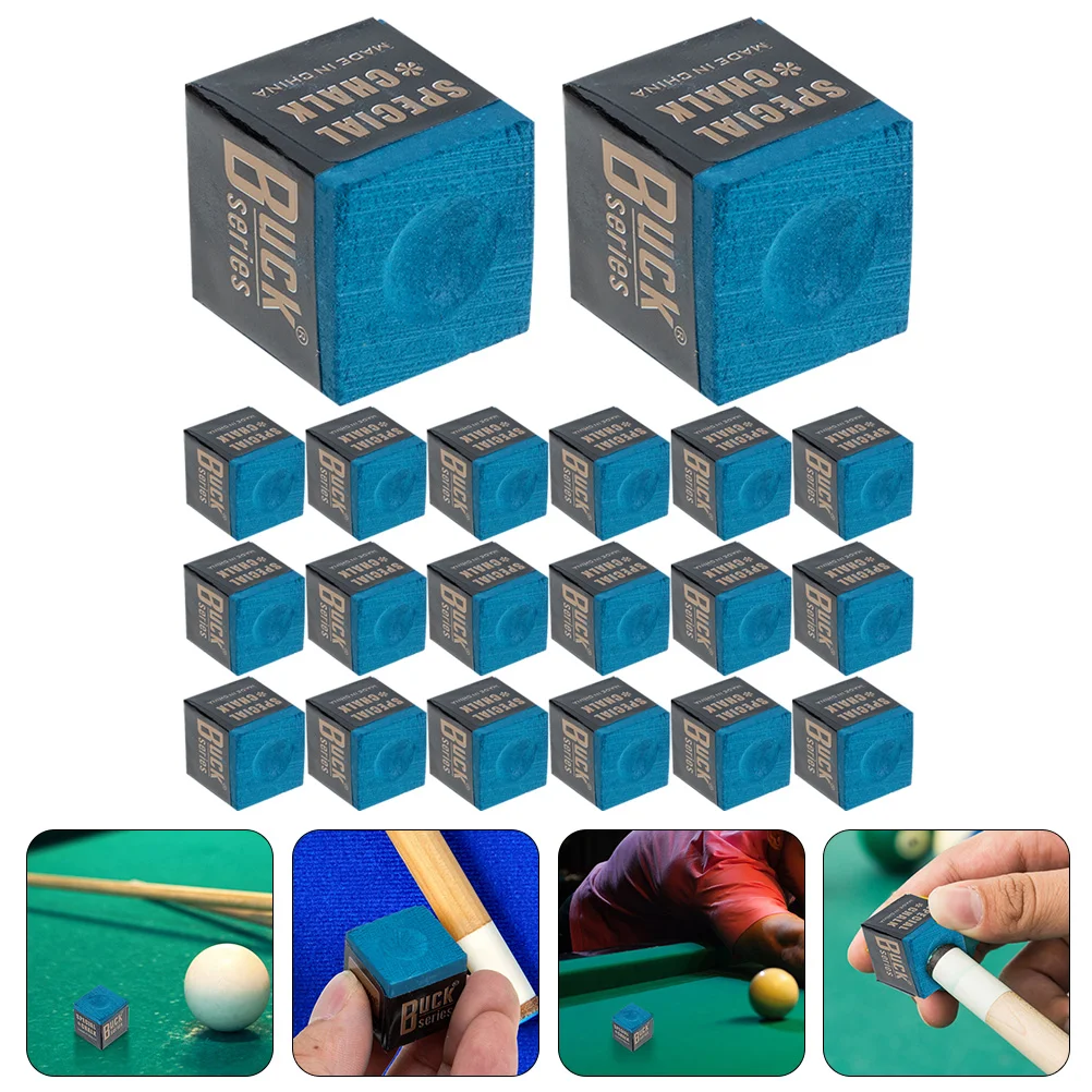 

Chalk Cue Pool Billiard Stick Supplies Billiards Accessories Table Rod Cubes Chalks Bulk Accessory Holder Able