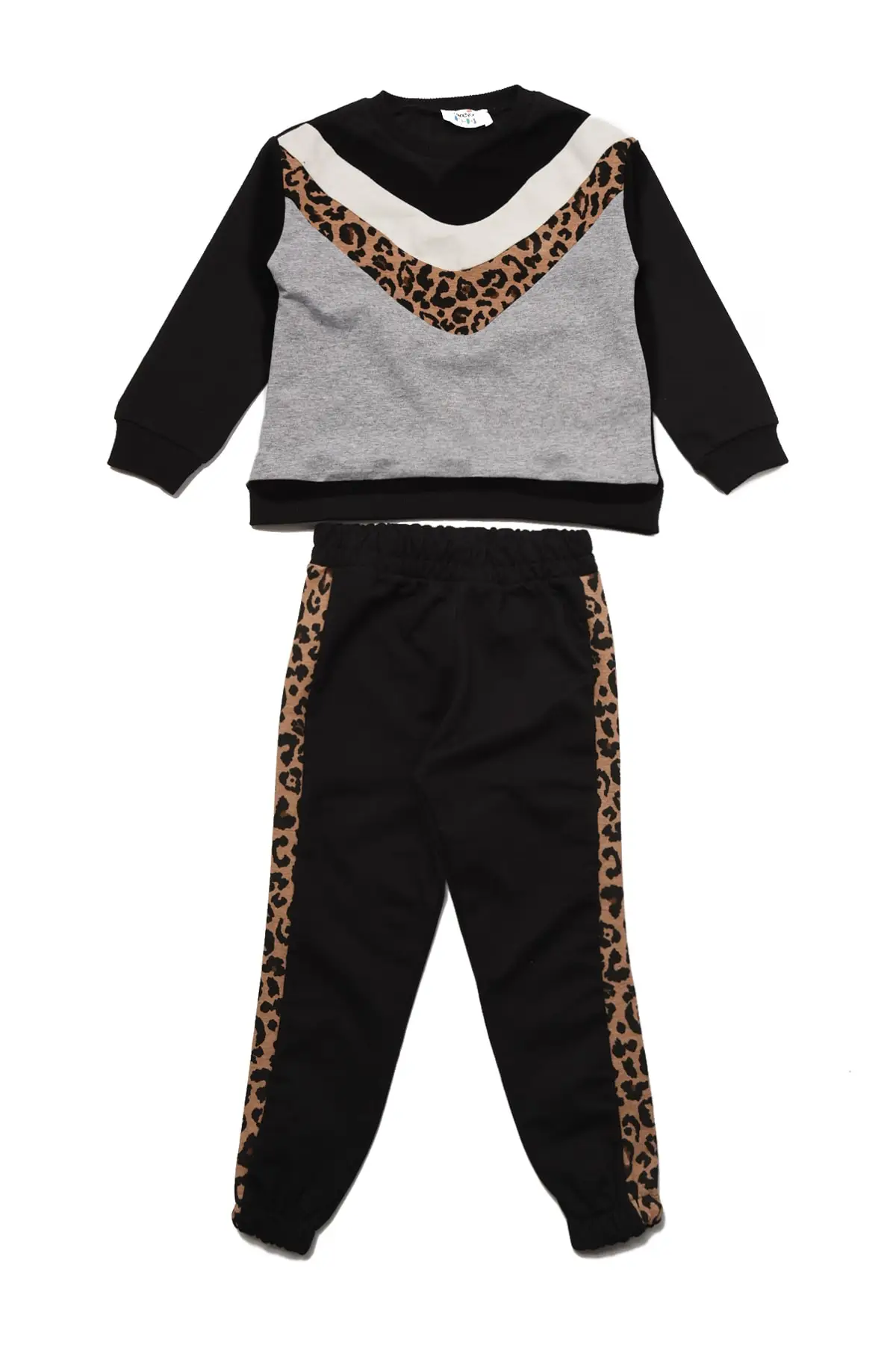 Женский облегающий трикотажный спортивный костюм с цветными блоками Trendyol