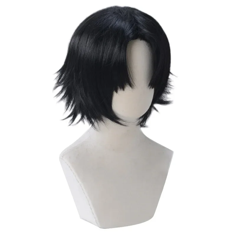 Короткий синтетический парик для косплея Hunter X мужчин и женщин черный Kulolo Lushilufelu в