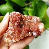 natural stone red silver mountain water crystal cluster raw ore marker crystal sorcerer meditation home feng shui crystal