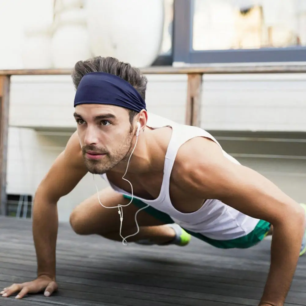 

Delicate Sweat Headband Breathable Quick-dry Headband Yoga Gym Wide Headband