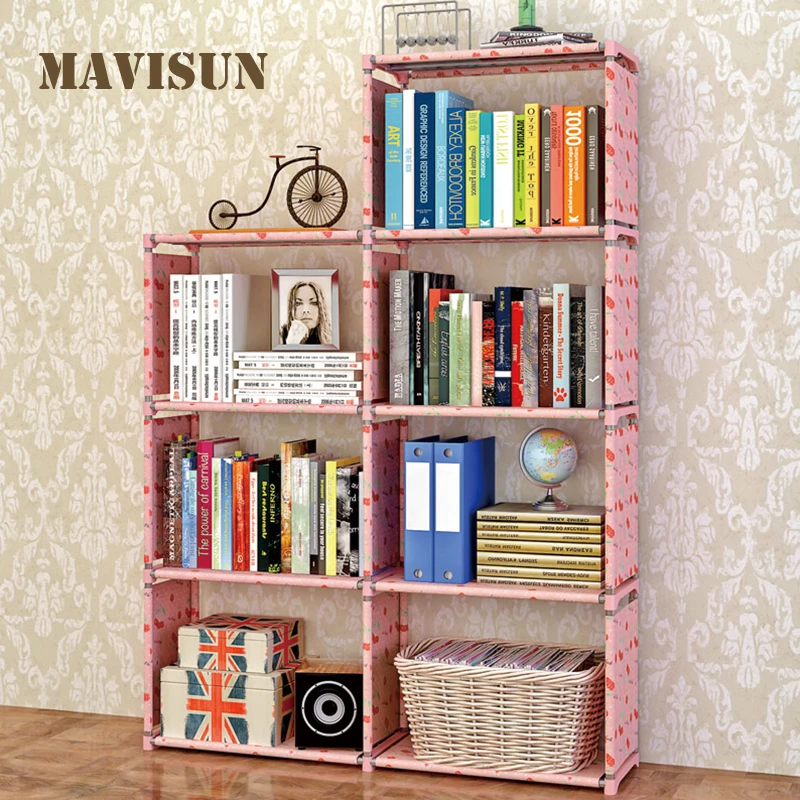 

Bookshelf Racks Floor-To-Ceiling Simple Storage Combination Children's Table Space Saving Household Small Student Bookcase