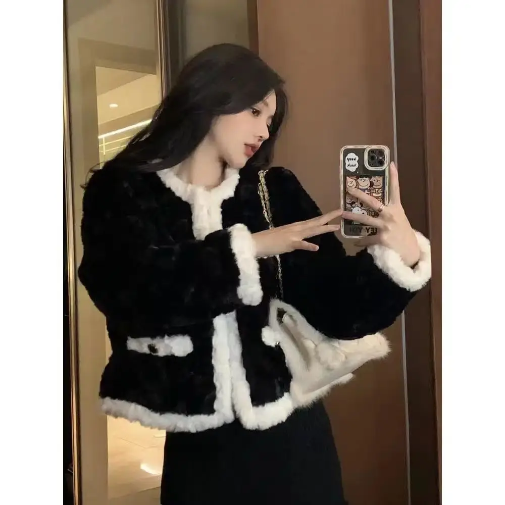 Рисунок 3 - Женское плюшевое пальто Xiaoxiangfeng из ягненка