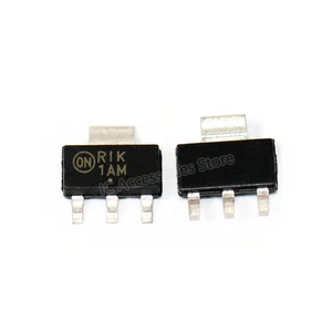 10PCS PZT3904T1G silkscreened 1AM 0.2A 40V single circuit transistor triode SOT-223 Brand new and original