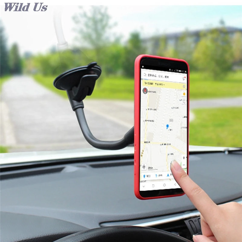 

Magnetic Phone Holder Mobile Phone Dashboard Windshield Stand Car Long Gooseneck Mount for Gps Samsung iPhone 5 6 7 8 X