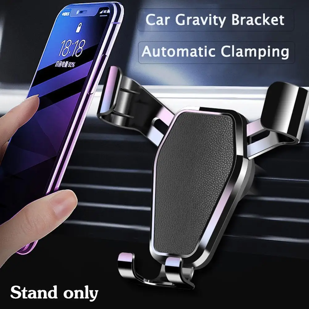 

Car Phone Holder Car Air Vent Hook Clip Mount Smartphone GPS Car Stand Bracket Support in Car For iPhone 13 12 11 Samsung Xiaomi