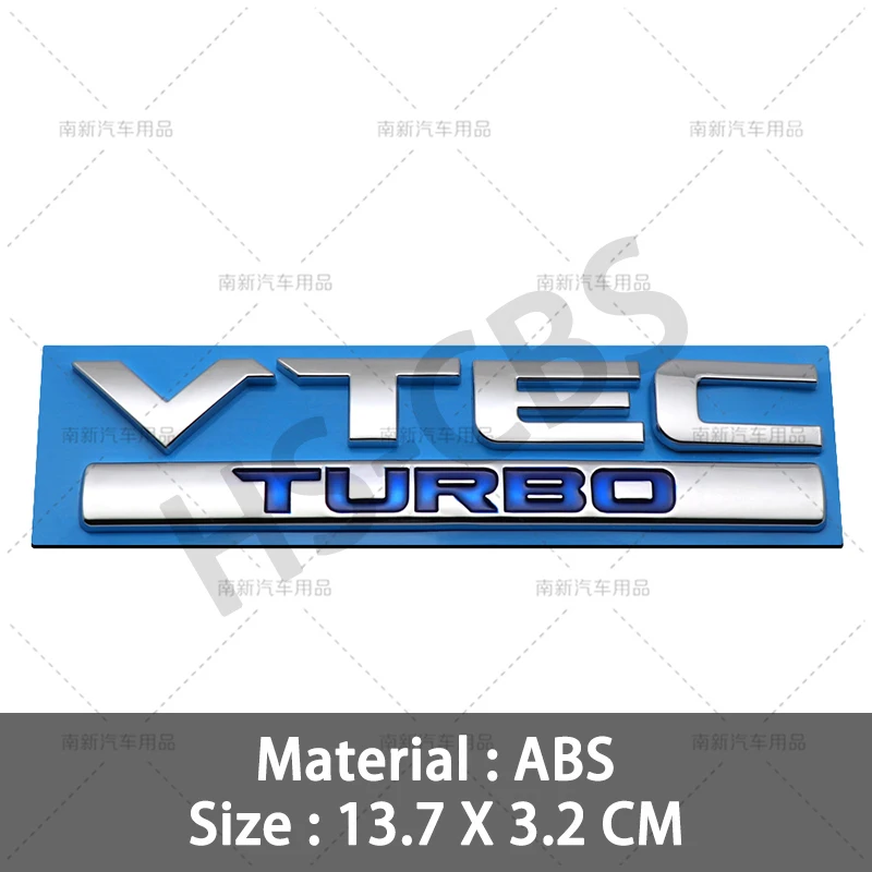 

3D ABS Itect эмблема Turbo Badge Decal автомобильный Стайлинг для Honda Civic Logo Badge Наклейки на задний багажник автомобильные аксессуары