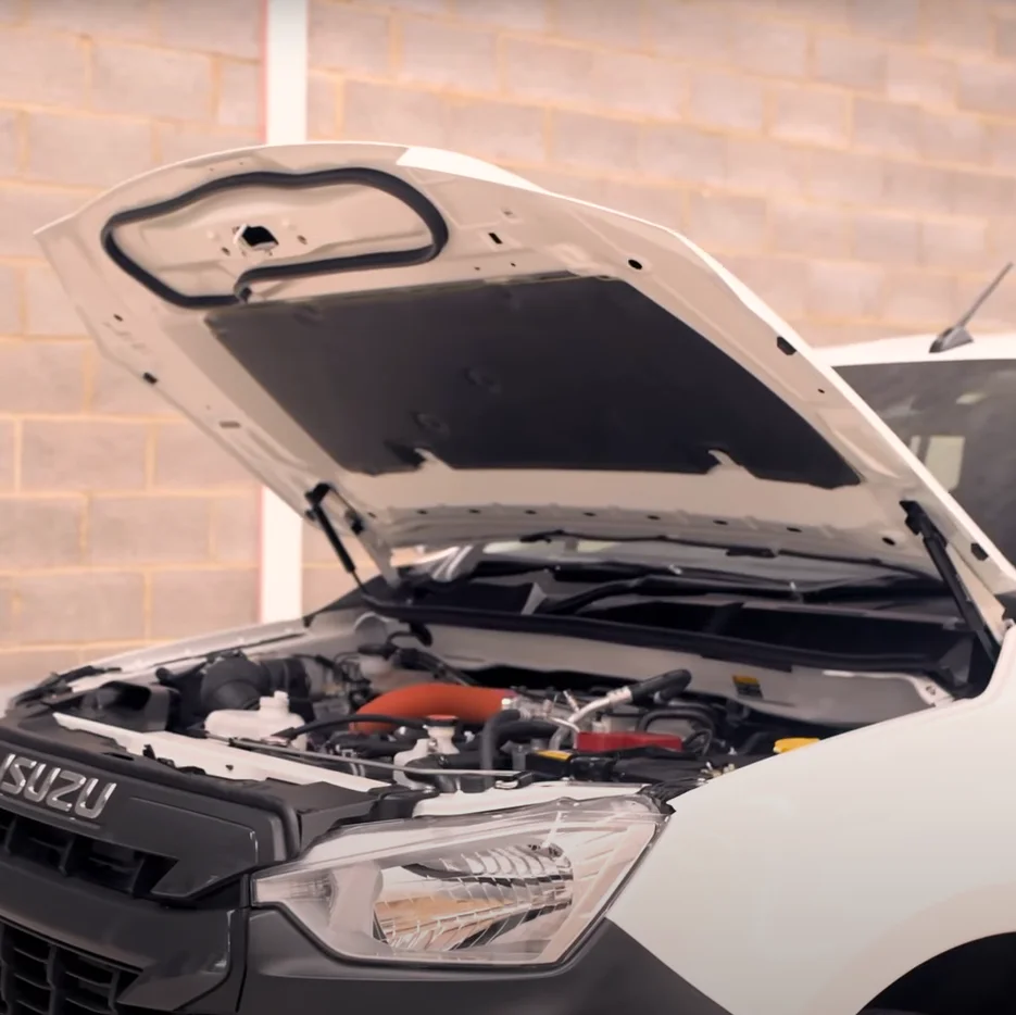 Фото Модифицированные газовые стойки капота для Mazda BT50 TF 2020-2025 для Isuzu D-Max RG01 опорные стержни капота поршни амортизаторы амортизационные цилиндры №1