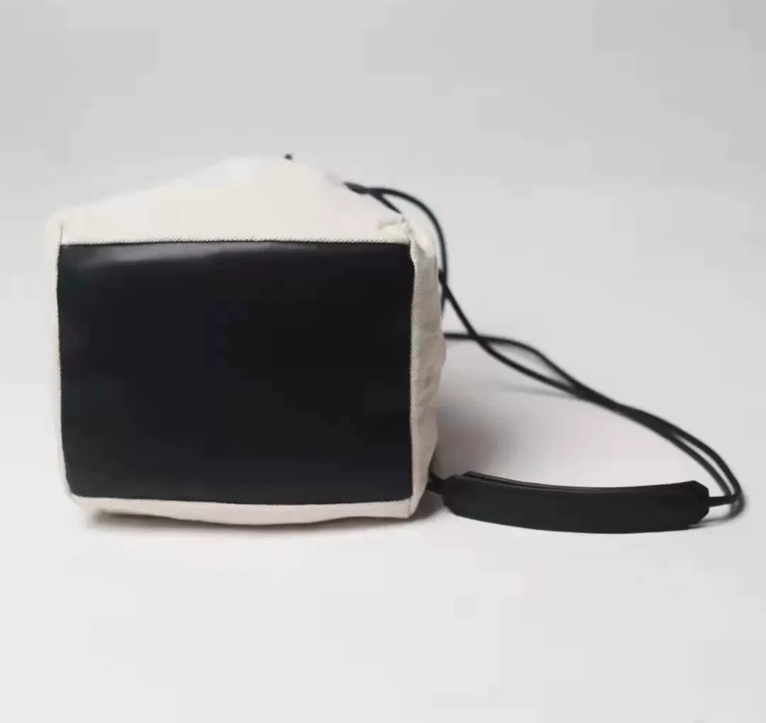 Jil sander Canvas bag Bucket bag Designer bags Fashion Luxury genuine leather Shoulder bags High-capacity Women's Handbag