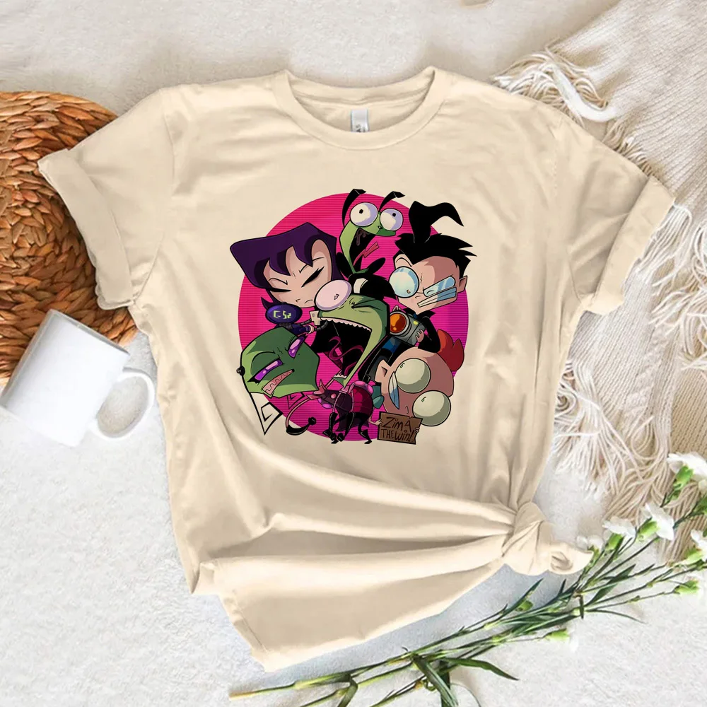 Женская футболка Invader Zim женская одежда из искусственного аниме