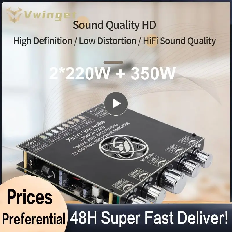 

Usb Sound Card Module 5.1 Class D Aux Speaker Hifi Sound Heat Dissipation 5.1 Digital Power Amplifier Board