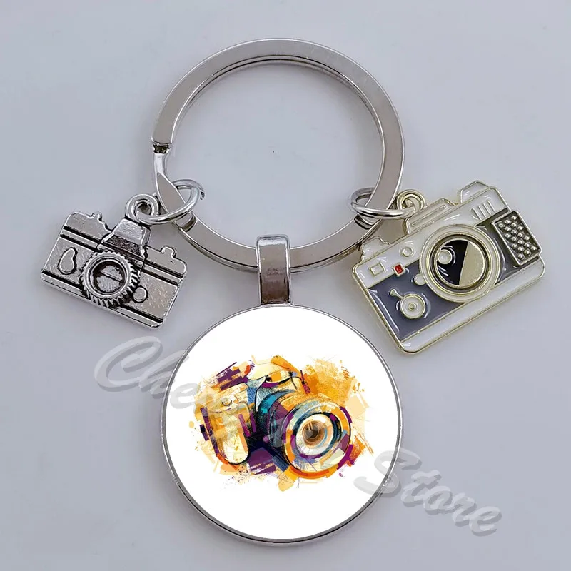 Эмалированная цепочка для ключей фотоаппарата