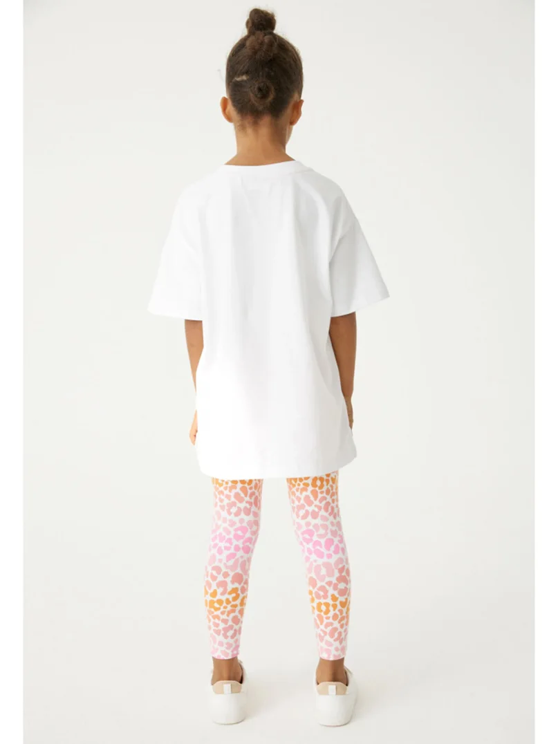 100% хлопковая футболка и леггинсы с клубничкой для девочек штаны детская одежда