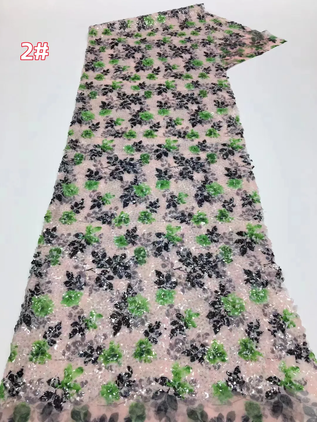 

Взрывоопасная трехмерная изысканная и красивая однотонная Цветочная вышивка ручной работы высокого качества, французское Тюлевое кружево,