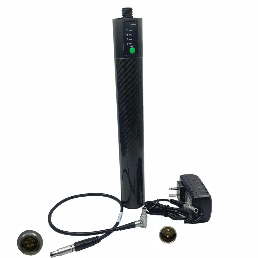 

GPS Pole Battery for Topcon Leica South Hi-target Trimble V30 V50 F61 G66 GNSS RTK GPS Power External Pole 12V 10000mAh