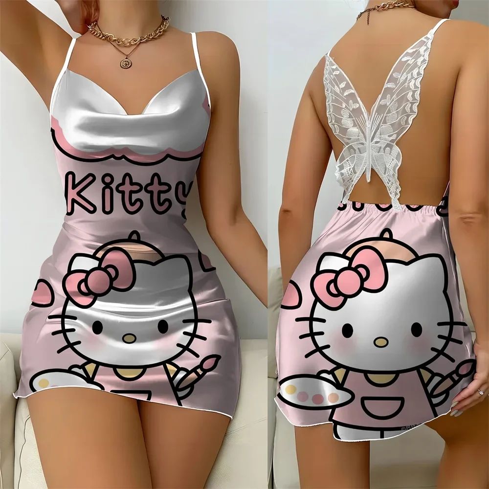 Женская пижама рисунок Микки и Минни летняя женская одежда для сна без рукавов