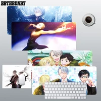 yuri on ice new designs keyboards mat rubber gaming mousepad desk mat size for deak mat for overwatchcs goworld of warcraft