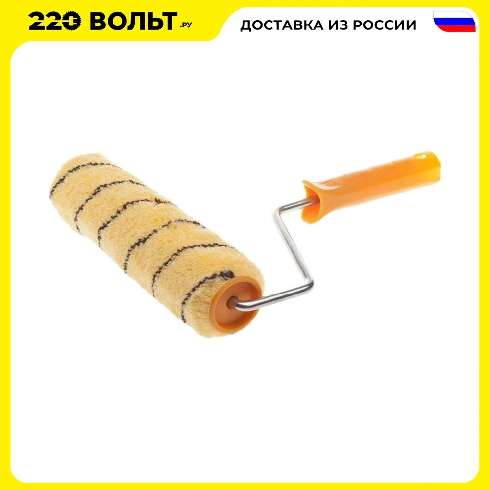 Валик STAYER Profi DUALON ПОЛИАКРИЛ 03182-24_z01 малярный в сборе ворс 12мм бюгель 8мм 48x240мм |