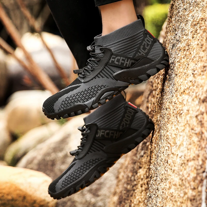 Summer Unisex Trekking Hiking Shoes Mesh Breathable Casual Men Sneakers Outdoor Non-slip Women Light Wading Shoes