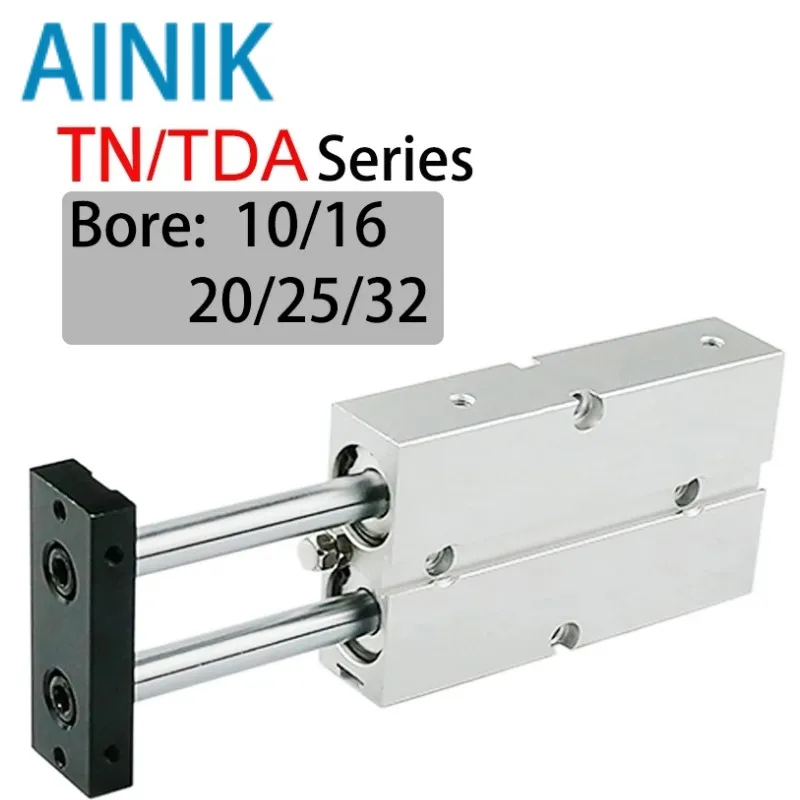 

TN Series Pneumatic Cylinder Double Rod Cylinder Bore TN10 TN16 TN20 TN25 TN32 Stroke 5mm 10mm 20mm 30mm 40mm 50mm Air Cylinder