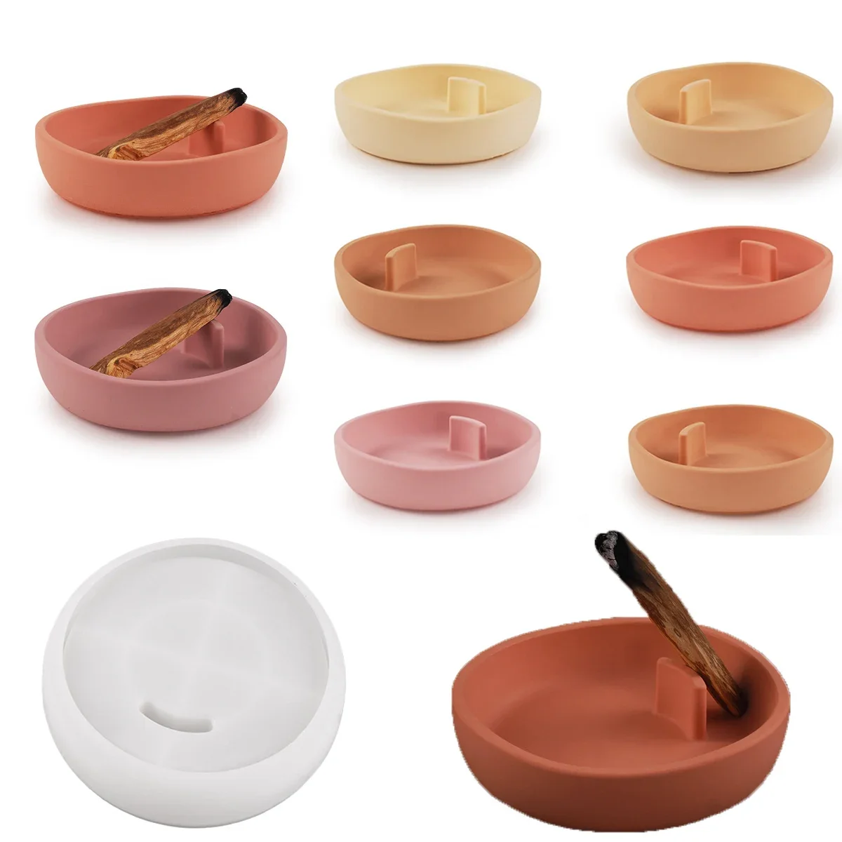 Поднос для ароматерапии силиконовая форма с контейнером пепла сделай сам