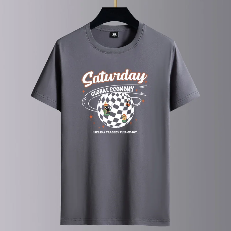 

2023 Newest Star Printing 100% Cotton Men T Shirt Hip-Hop Cotton T-shirt O-neck Summer Male Causal Tshirts Fashion Loose Tees