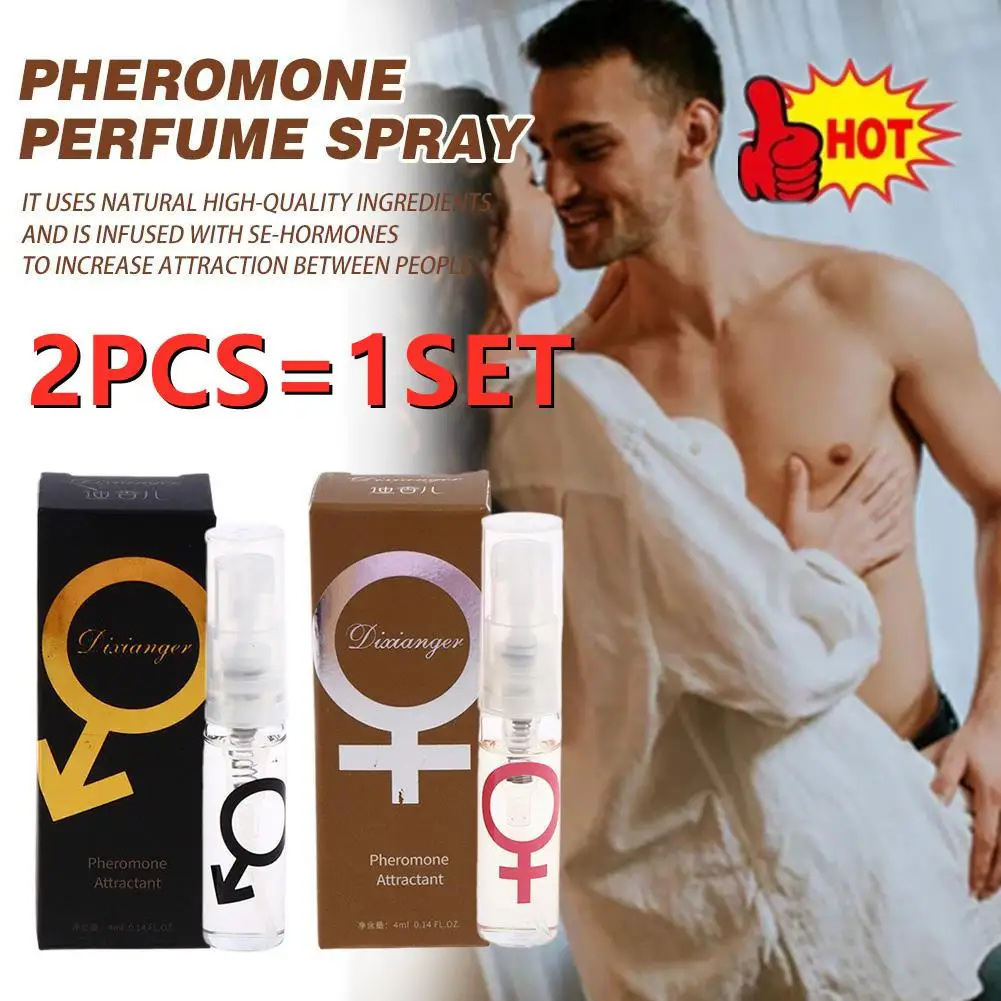 

2PCS/1SET Perfume for Men, Pheromone Cologne for Men, Pheromones for Men to Attract Woman (Men & Women) 4ML