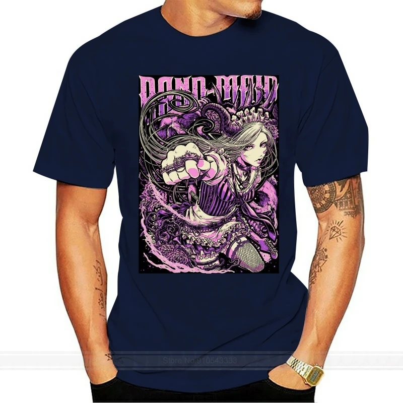 Футболка мужская хлопковая модная рубашка с принтом японской группы горничной