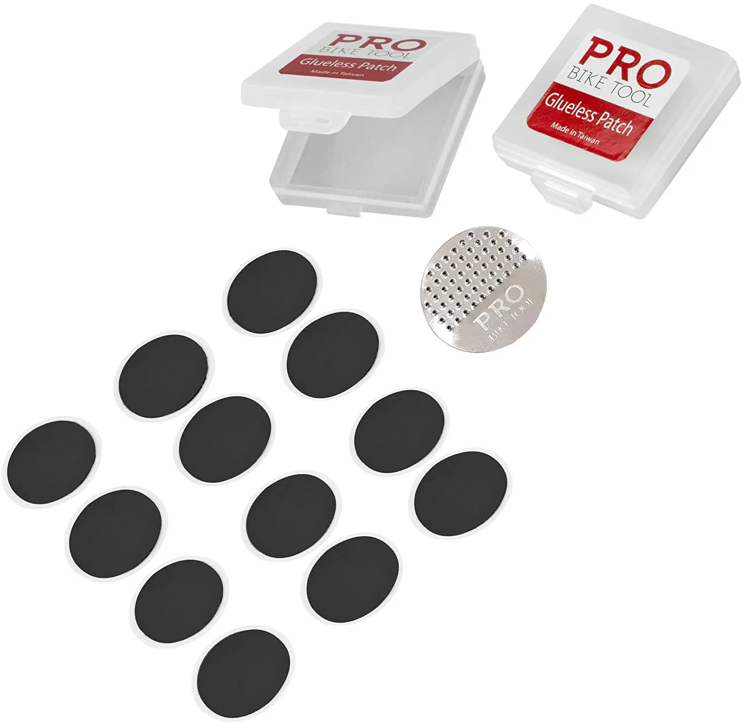 

Glueless Bike Tire Puncture Repair Patch Kits - Set of 2