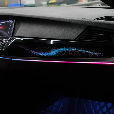 Для BMW 5 серии F10 F11 246 цветов Светодиодный окружающий свет RGB Symphony Ambient Light Светодиодный цветной неоновый окружающий свет