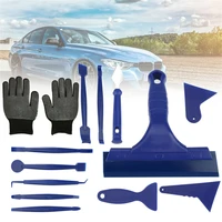 13pcs car tools auto film tint tools kit gloves vinyl wrap squeegee scraper set for tint film paint protection film decals etc