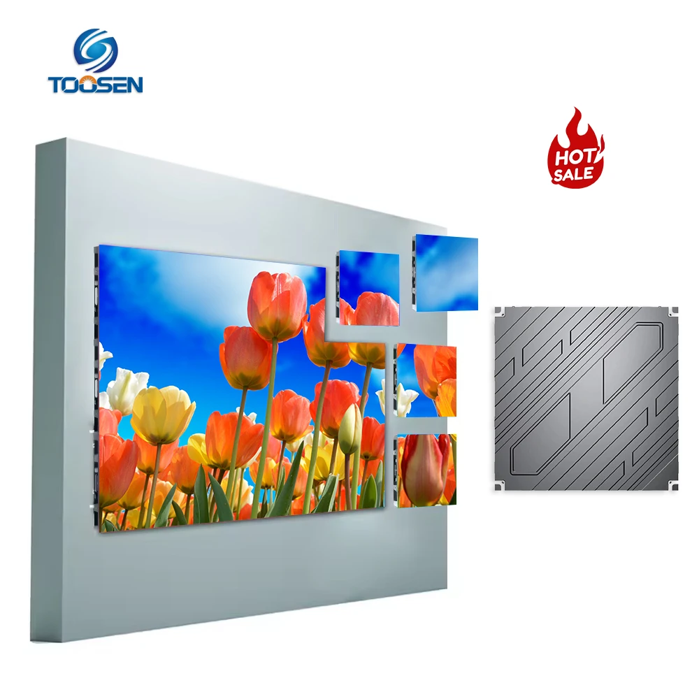 Фото TOOSEN 4K 8K Внутренняя светодиодная видеостена P1.5 P1.8 P2 P3 Светодиодная панель Полноцветный экран Высококачественный настенный рекламный светодиодный дисплей №3