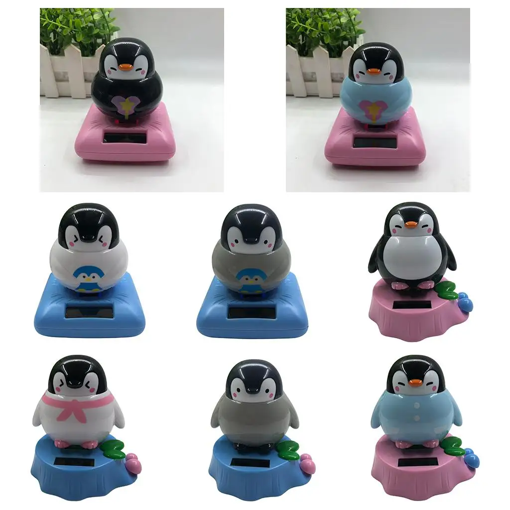 Куклы-пингвины на солнечной энергии танцевальные украшения экологически чистые