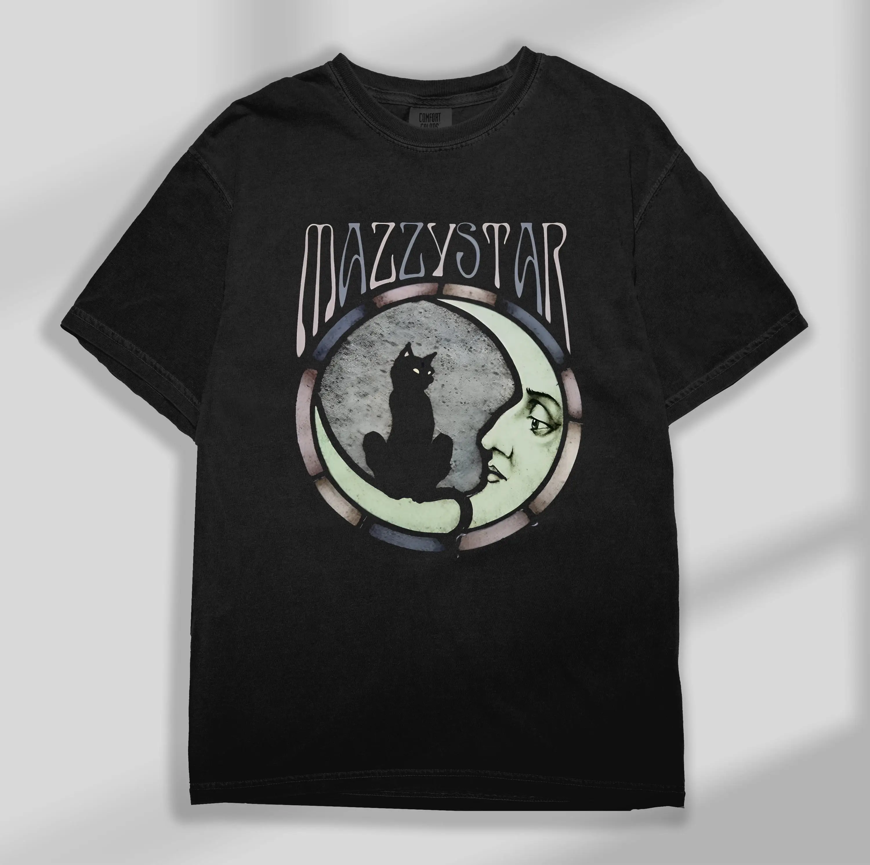 Футболка Mazzy Star Cat хлопковая футболка Comforto Colors