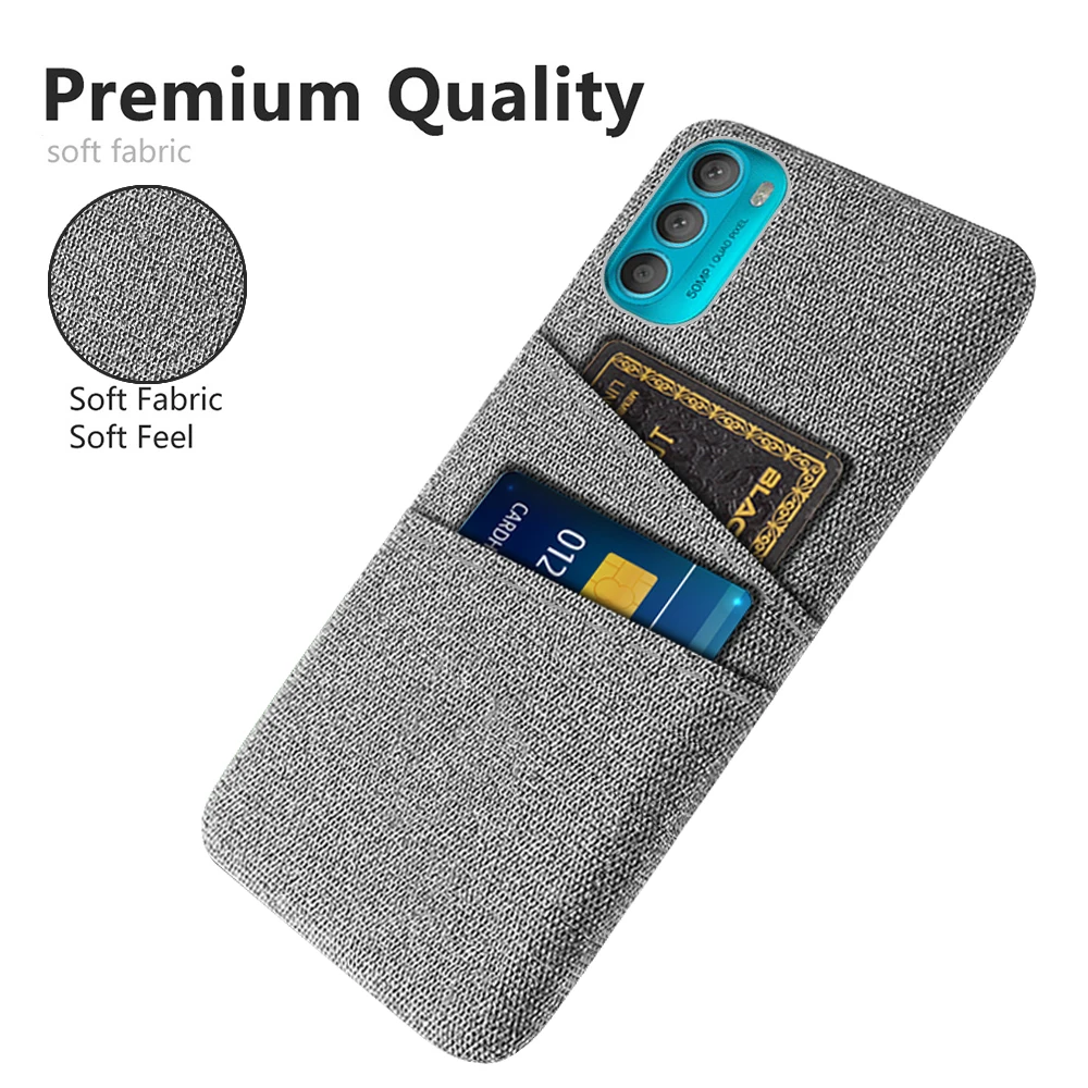 

Fabric Case For Moto G71 5G Case G51 5G Luxury Fabric Dual Card Cover For Motorola Moto G51 5G Funda Shockproof Para G 71 Capa