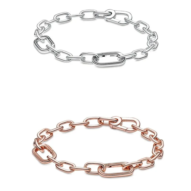 

Женский браслет-цепочка из серебра 925 пробы с бусинами