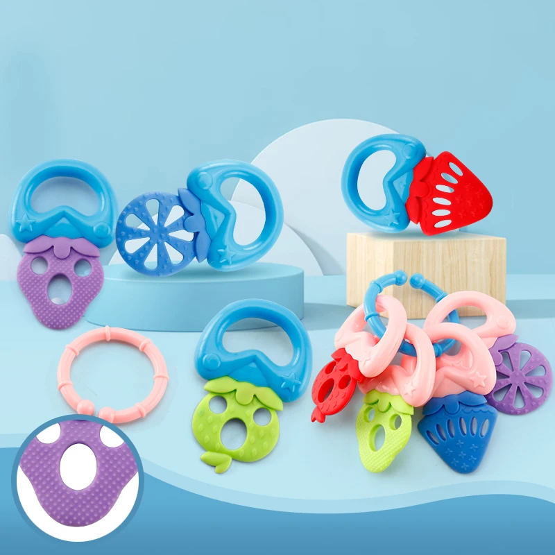 

Погремушка-грызунок, игрушки для детей, Обучающие Детские игры, погремушки, Прорезыватель для зубов, для новорожденных, 0-12 месяцев
