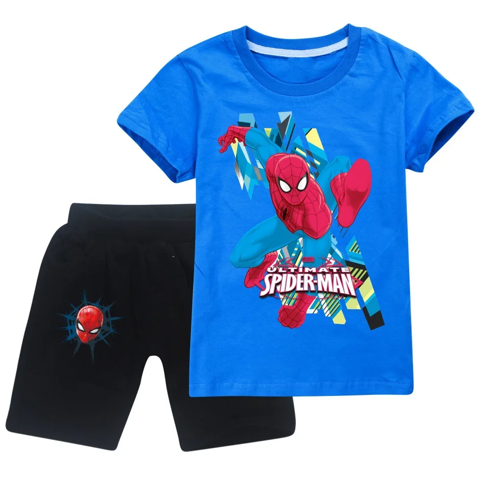 Спортивный костюм для мальчиков 3-12 лет с принтом Человек-паук |