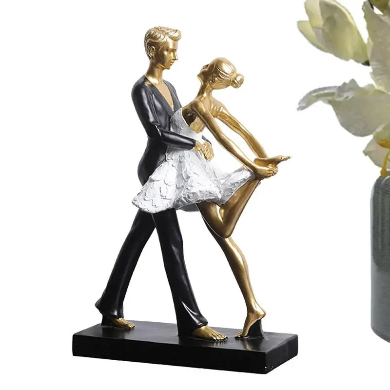 

Couple Art Dancing Sculpture Decorative Ballet Figurine Romantic Ornament Abstract Figure Anniversary Wedding Keepsake Gift For