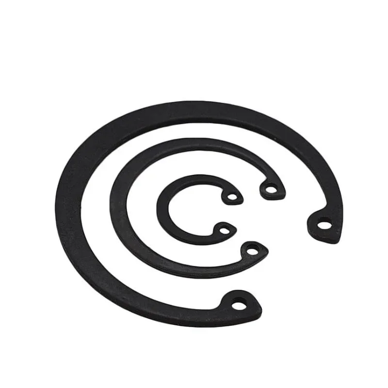 M82-M150 C зажимы стопорное кольцо для отверстия черная шайба из марганцевой стали 65