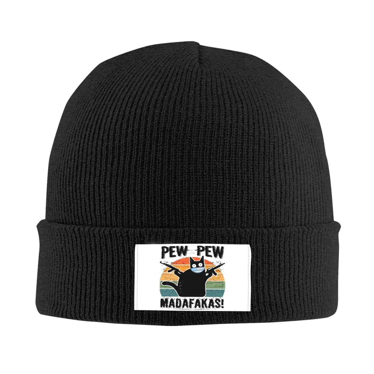

Pew Pew Madafakas Knit Hat Beanie Autumn Winter Hats Warm New Caps for Men Women